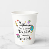 Dank je leraar papieren bekers (Achterkant)