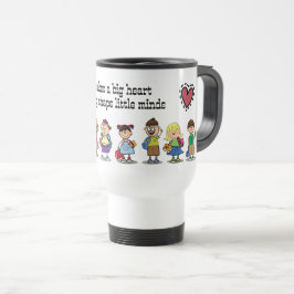 Dank je, leraar. School Kinder & Citaat Gift Reisbeker