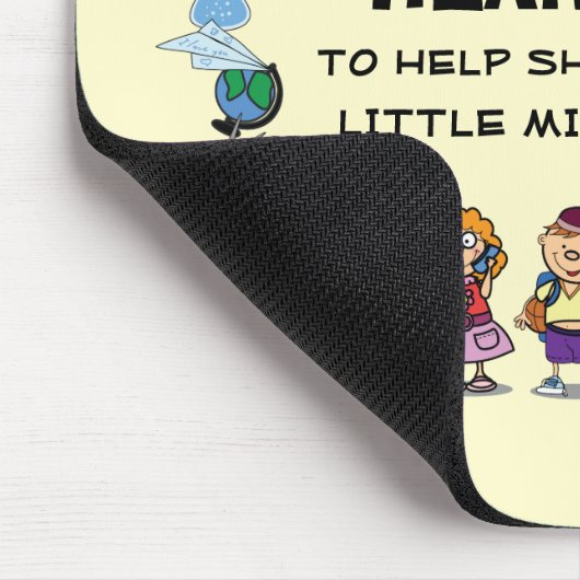 Dank je, leraar. School Kinder Gift Muismat (Hoek)