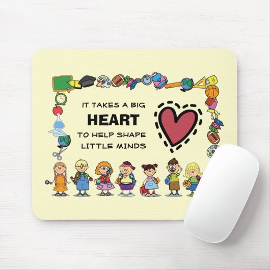 Dank je, leraar. School Kinder Gift Muismat (Met muis)