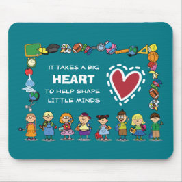 Dank je, leraar. School Kinder Gift Muismat