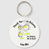 Dank je leraar sleutelhanger (Voorkant)