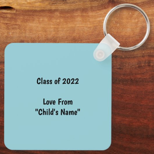 Dank je leraar sleutelhanger (Achterkant)