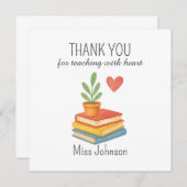 Dank je, Leraar – Van harte - Vouwkaart (Voorkant / Achterkant)
