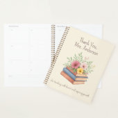 Dank je leraar - Waterverf Boeken & Bloemen - Planner (Display)