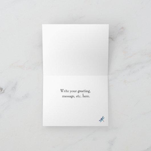 Dank je! Libelle Kaart (Binnen)