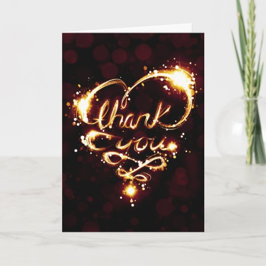 dank je licht bedankkaart (Voorkant)