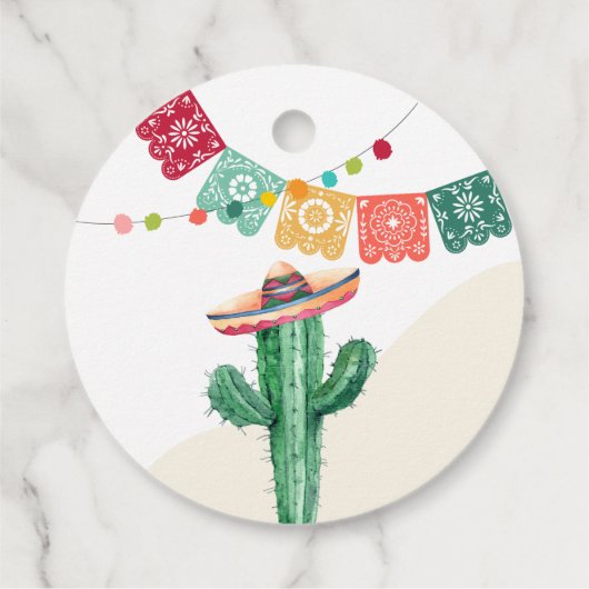 Dank je liefde en dank Fiesta Cactus Bruiloft Bedankjes Labels (Achterkant)