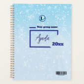 Dank je & Logo & Tekst personaliseer Planner (Voorkant)