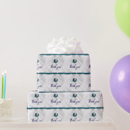 Dank je & Logo wit Cadeaupapier