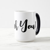 Dank je! magische mok (Voorkant rechts)