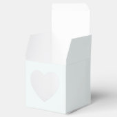 Dank je mam met hart blauw geschenkdoos bedankdoosjes (Geopend)