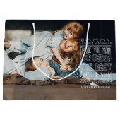 Dank je, mam | Moederdag Foto Geschenkzak Groot Cadeauzakje (Voorkant)