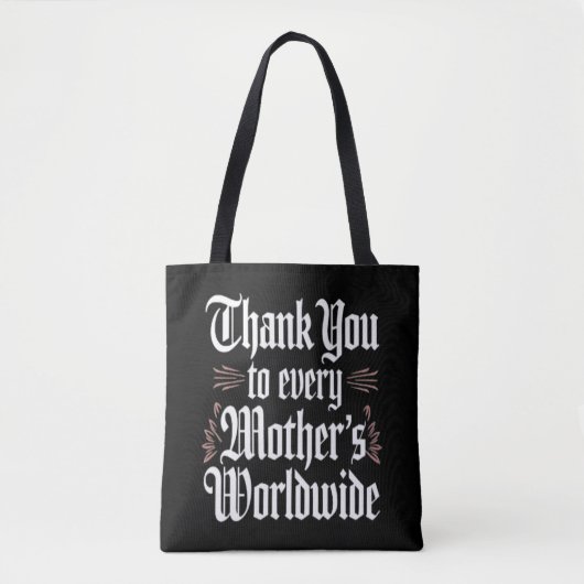 Dank je, mam tote bag (Voorkant)