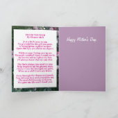 Dank je mam Wenskaart Bedankkaart (Binnen)