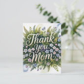 Dank je, mama briefkaart (Staand voorkant)