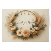 Dank je, mama Gepersonaliseerd Kaart met een lief  (Voorkant Horizontaal)