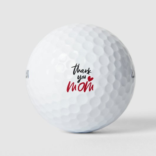 Dank je mama golfballen (Voorkant)