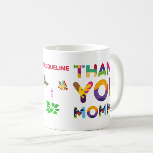 Dank je, mama,  koffiemok (Voorkant rechts)