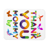 Dank je mama. magneet (Horizontaal)