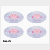 Dank je mama ovale sticker (Vel)