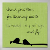 Dank je mama Print (Voorkant)