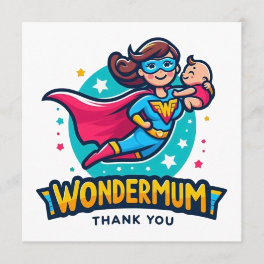 Dank je, mama! T-Shirt Advieskaart (Voorkant)