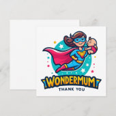 Dank je, mama! T-Shirt Advieskaart (Voorkant / Achterkant)