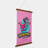 Dank je, mama! T-Shirt Hangend Wandkleed (Gebogen)