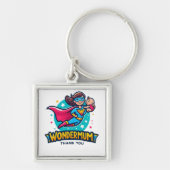 Dank je, mama! T-Shirt Sleutelhanger (Voorkant)