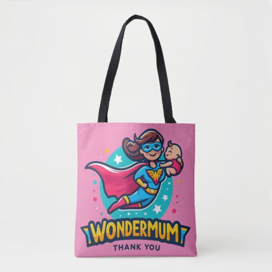 Dank je, mama! T-Shirt Tote Bag (Voorkant)