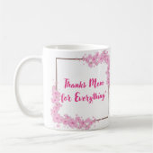 "Dank je, mama, voor alles" cadeaumok Koffiemok (Links)