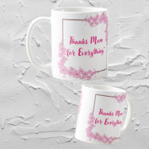 "Dank je, mama, voor alles" cadeaumok