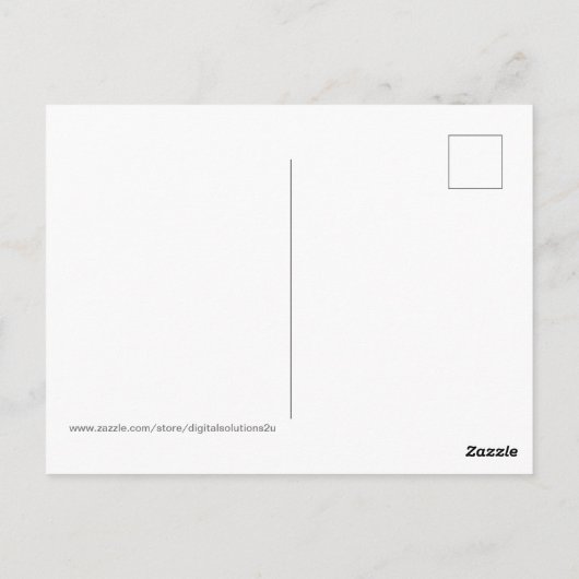 Dank je mamma Kleurrijk Briefkaart (Achterkant)