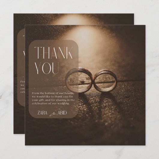 Dank je massage kaart Love's Eternal Promise (Voorkant / Achterkant)