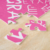 Dank je! - Meertaligheid - Internationale wereld Legpuzzel (Zijkant)