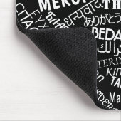 Dank je! - Meertaligheid - Internationale wereld Muismat (Hoek)