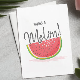 Dank je Meloen Watermeloen Dank je Kaart