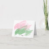 Dank je Meloen | Watermeloen | Verjaardag Bedankkaart (Achterkant)