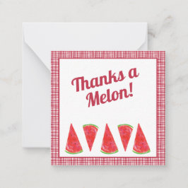 Dank Je Melon Watermeloen Klant Bedankt Notitiekaartje