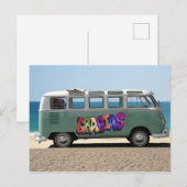 Dank je met een Gracias Graffiti op Van Postkaart (Voorkant / Achterkant)