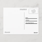 Dank je met Regenboog Kleuren Briefkaart (Achterkant)