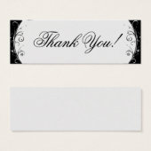 Dank je! mini visitekaartjes (Voorkant /achterkant)