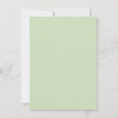 Dank je - Moderne lente Eucalyptus Bedankkaart (Achterkant)