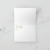 Dank je | Moderne Lentetijd Eucalyptus Bedankkaart (Binnen)