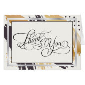 Dank je | Moderne verfstreken en typografie (Voorkant Horizontaal)