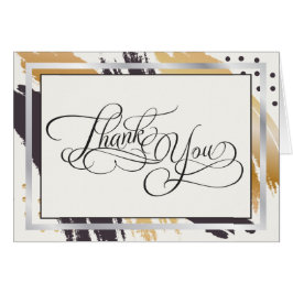 Dank je | Moderne verfstreken en typografie