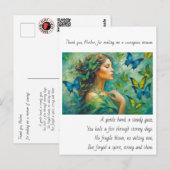 Dank je, Moeder Gedicht Briefkaart (Voorkant / Achterkant)