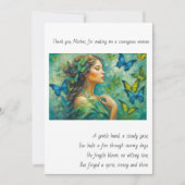 Dank je, Moeder Gedicht Kaart (Voorkant)