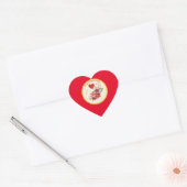 Dank je moeder hart sticker (Envelop)